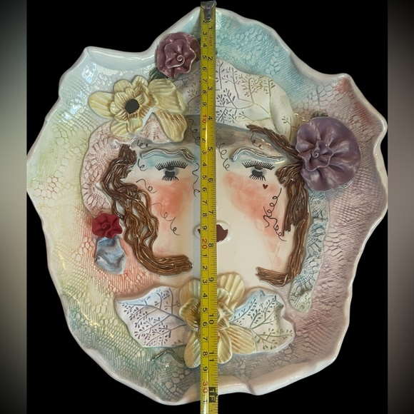 Rare! Ellen Williams "Garden Girls" Collection by Ganz - Decorative Wall Plate - Picture 10 of 12